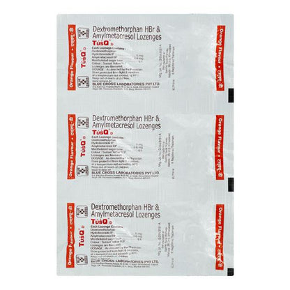 Tusq D Orange Cough Lozenges 6'S