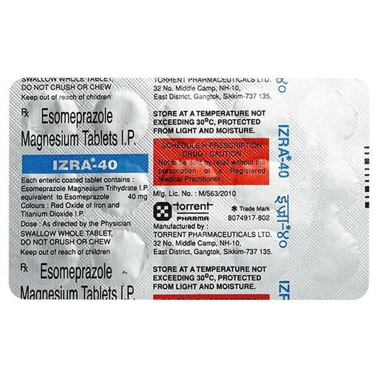 IZRA 40mg Tablet 15's