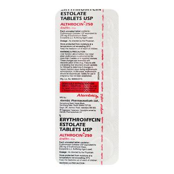 Althrocin 250mg Tablet 10'S