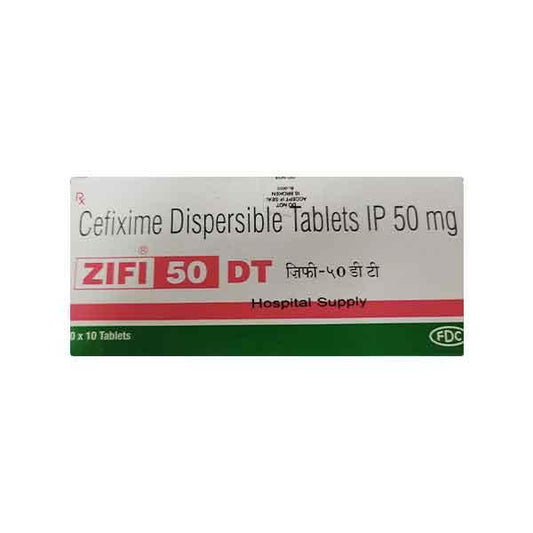 Zifi DT 50mg Tablet 10'S