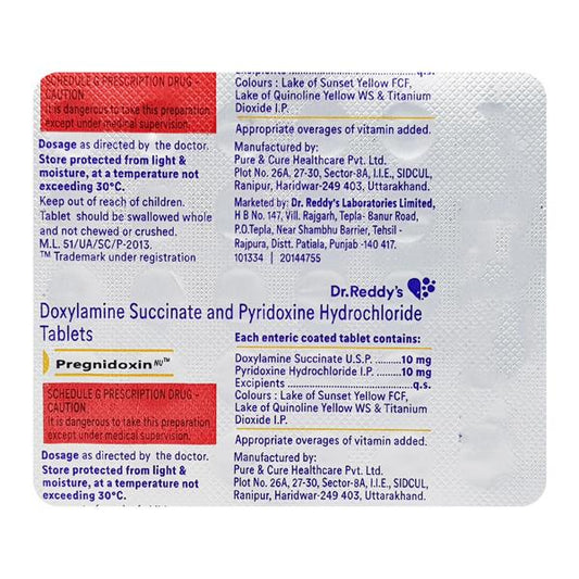 Pregnidoxin NU Tablet 30'S