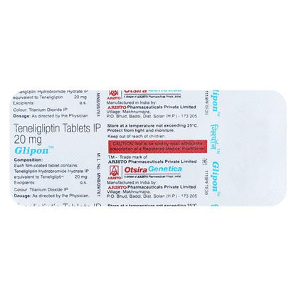Glipon 20mg Tablet 10'S