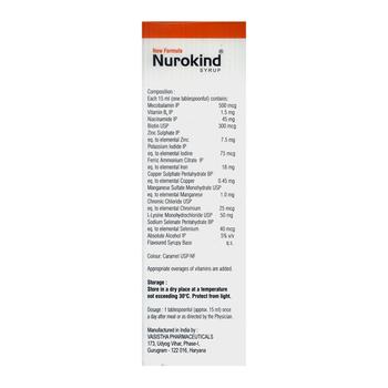 NUROKIND NEW DELICIOUS ORANGE FLAVOUR Syrup 210ml