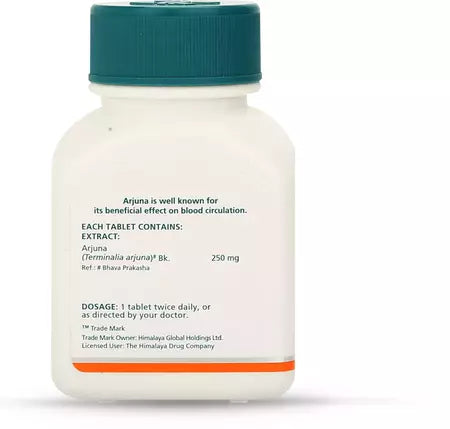 Himalaya Wellness Pure Herbs Arjuna Cardiac Regulation Tablet Bottle Of 60