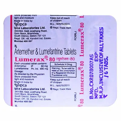 Lumerax 80mg Tablet 6'S