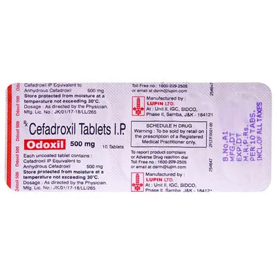 Odoxil 500mg Tablet 10'S