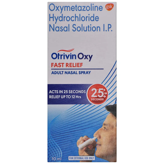 Otrivin Oxy Fast Relief Adult Nasal Spray 10ml