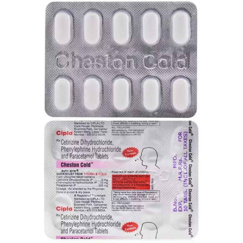 Cheston Cold Tablet (10tab)