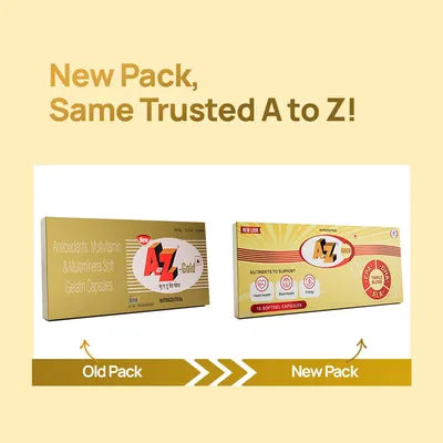 A To Z Gold Capsule 15's