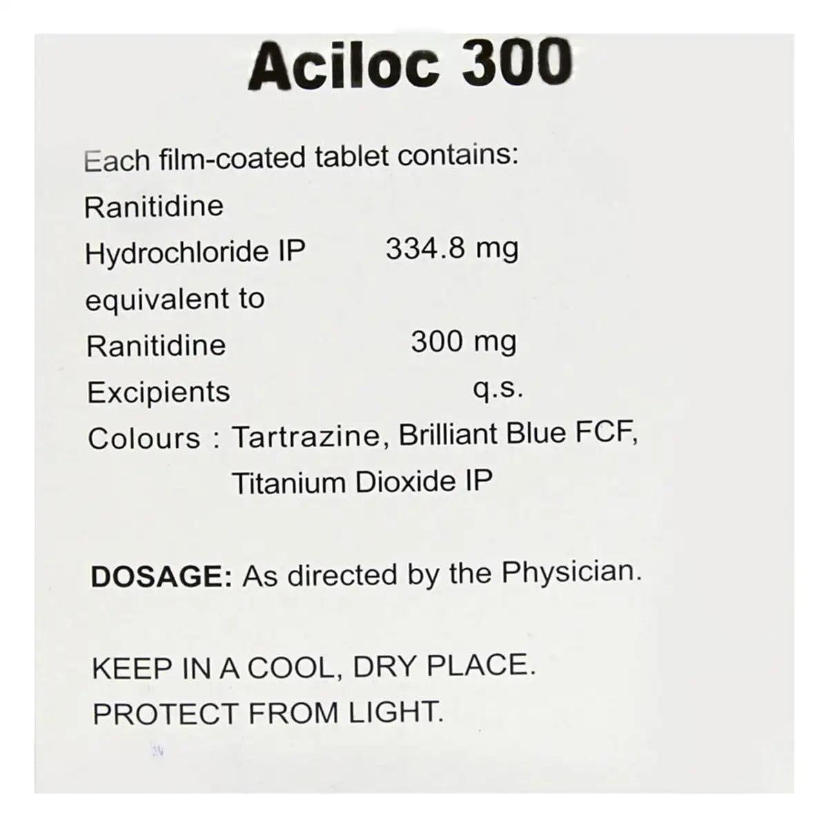 Aciloc 300 Tablet 20