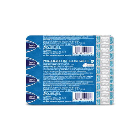 CROCIN ADVANCE Tablet 20's