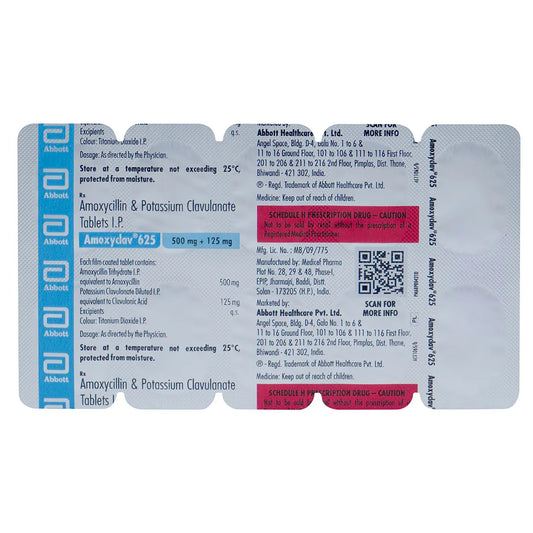 Amoxyclav 625 Tablet 10