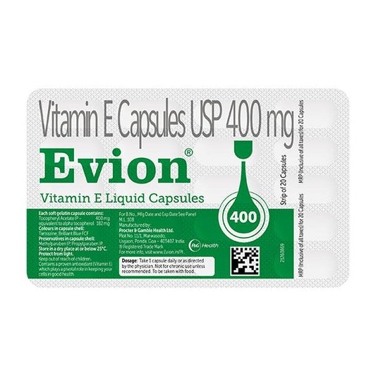 Evion 400 Capsule 20's
