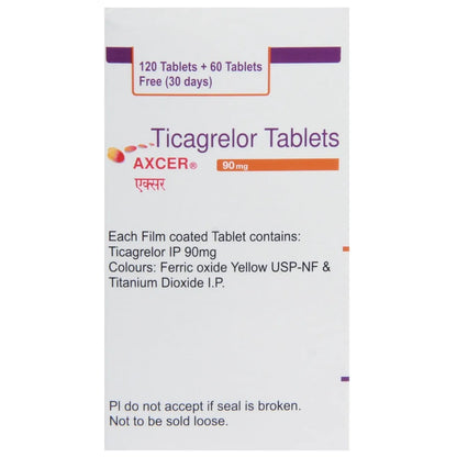 Axcer 90mg Tablet 180's