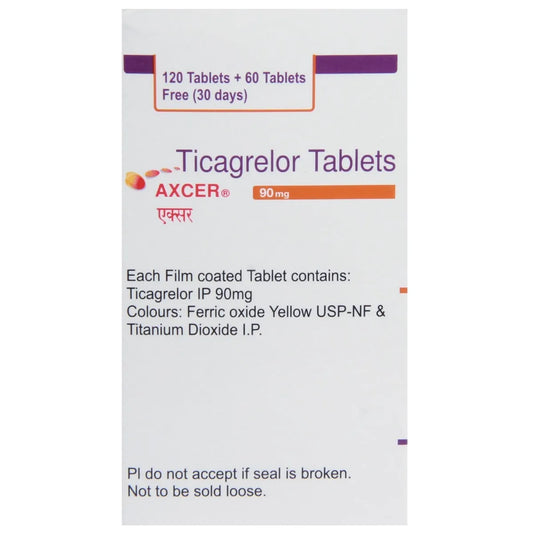 Axcer 90mg Tablet 180's