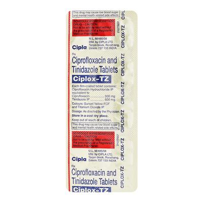 Ciplox TZ Tablet 10'S