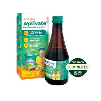 Aptivate Syrup - Tasty Pineapple Flavour 175 ml